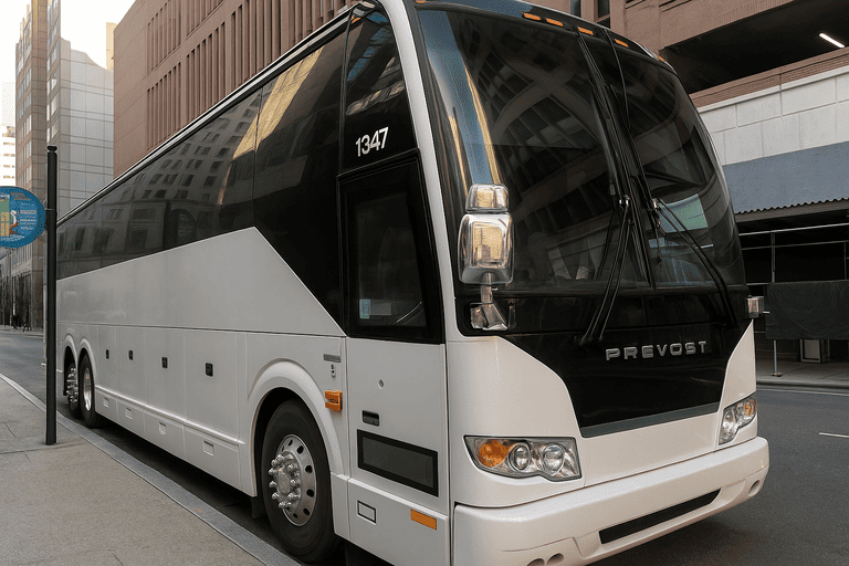a Birmingham Minibus Company coach bus