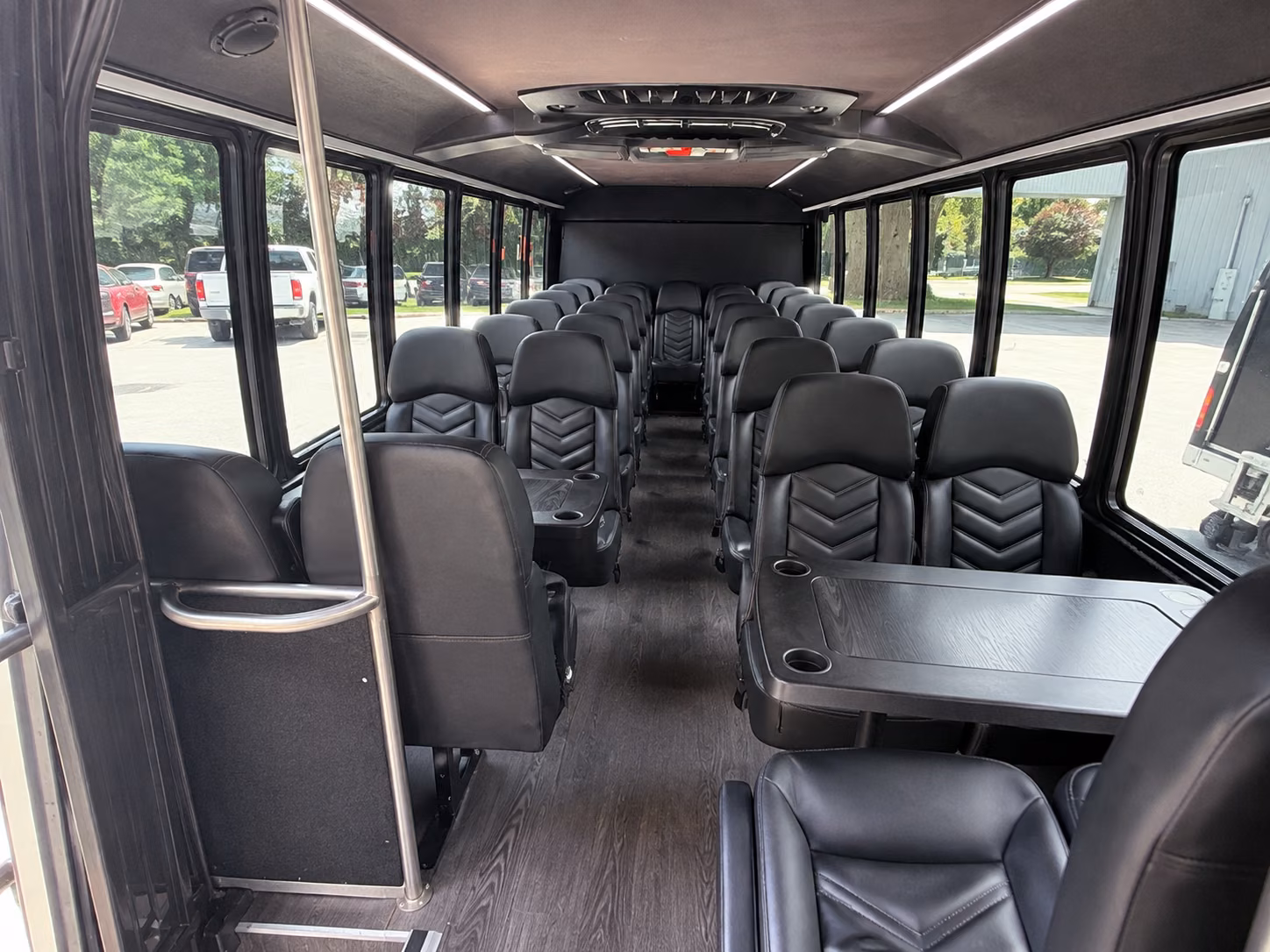 birmingham 18 passenger minibus interior