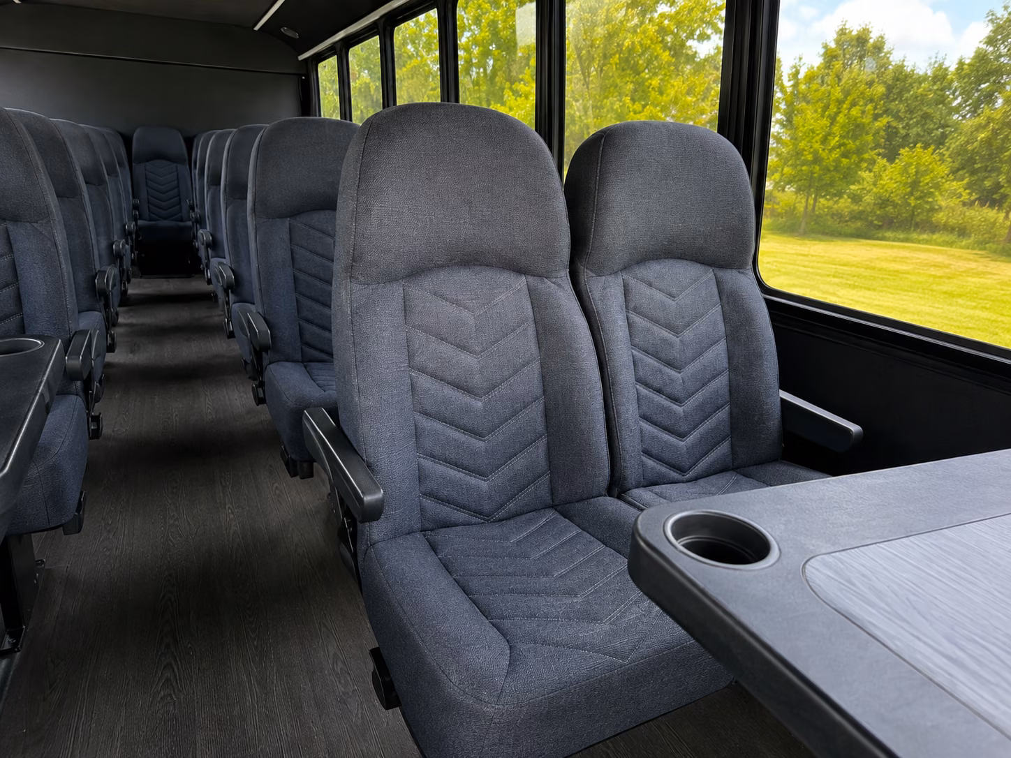 birmingham 20 passenger minibus inside