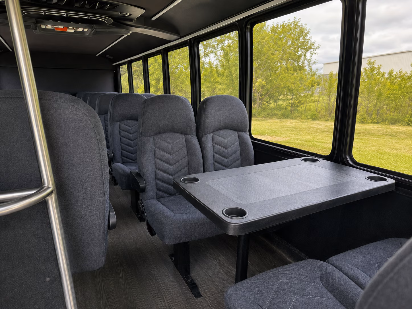 birmingham 20 passenger minibus interior