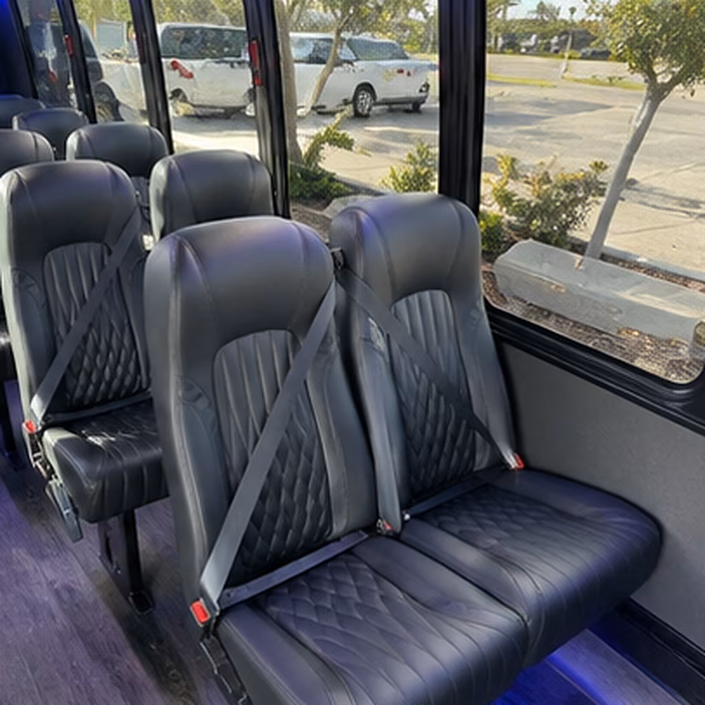birmingham 28 passenger minibus inside