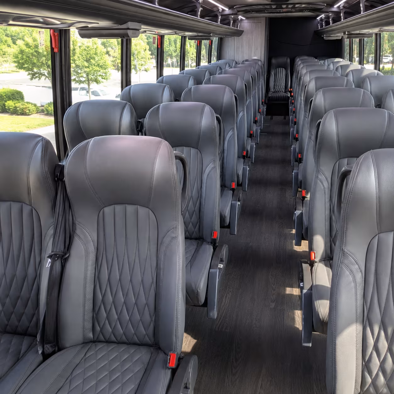 birmingham 28 passenger minibus interior
