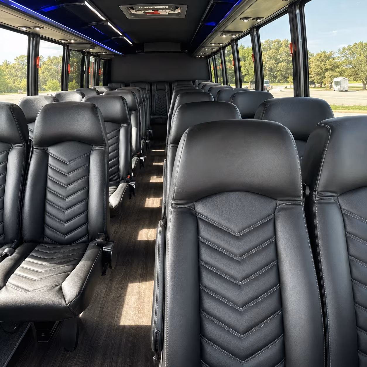 birmingham 30 passenger minibus inside