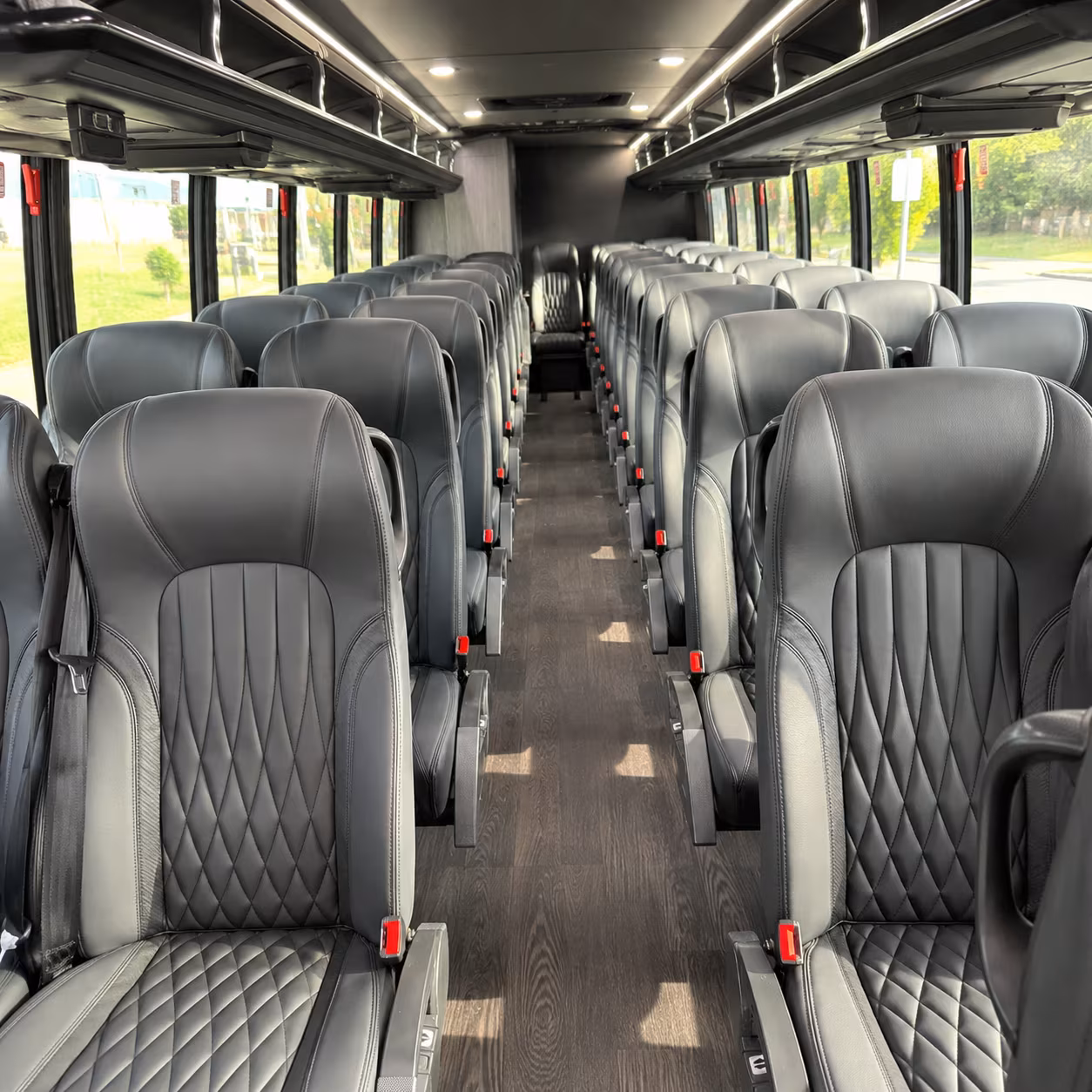 birmingham 30 passenger minibus interior