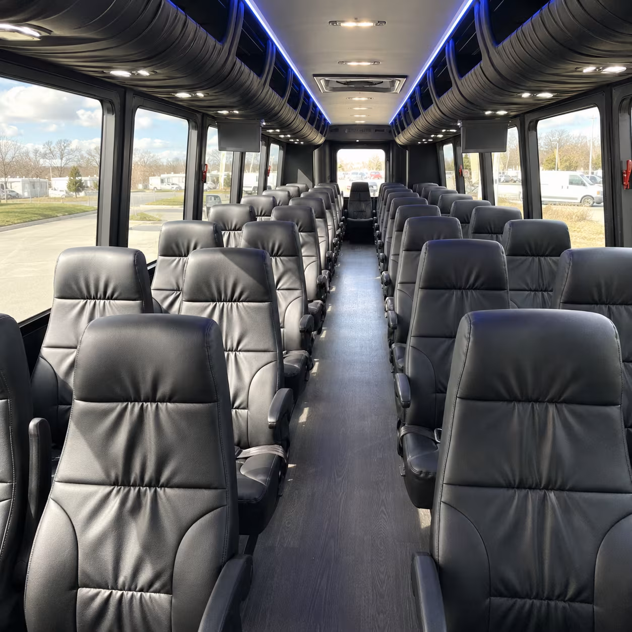 birmingham 35 passenger minibus inside