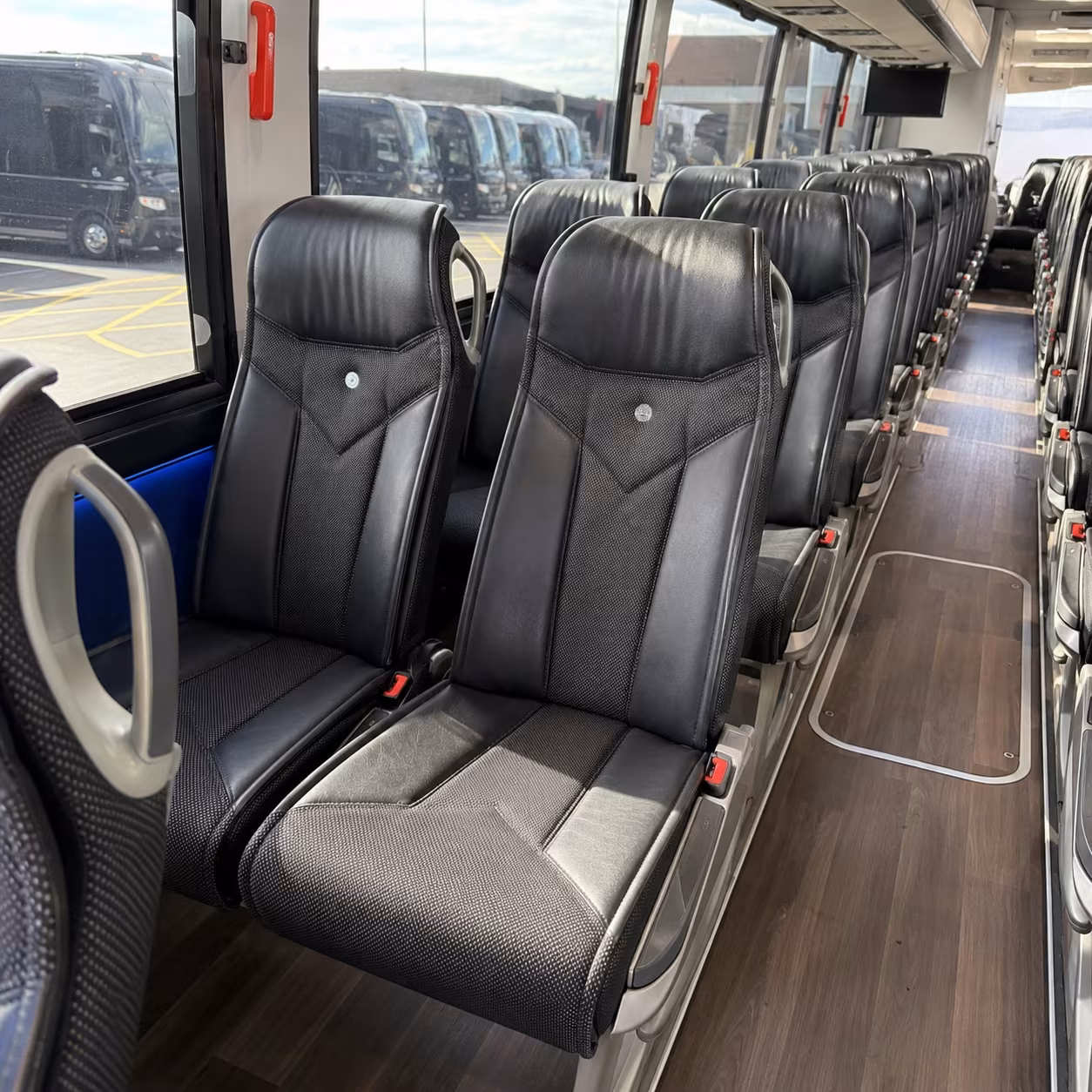 birmingham 40 passenger charter bus interior
