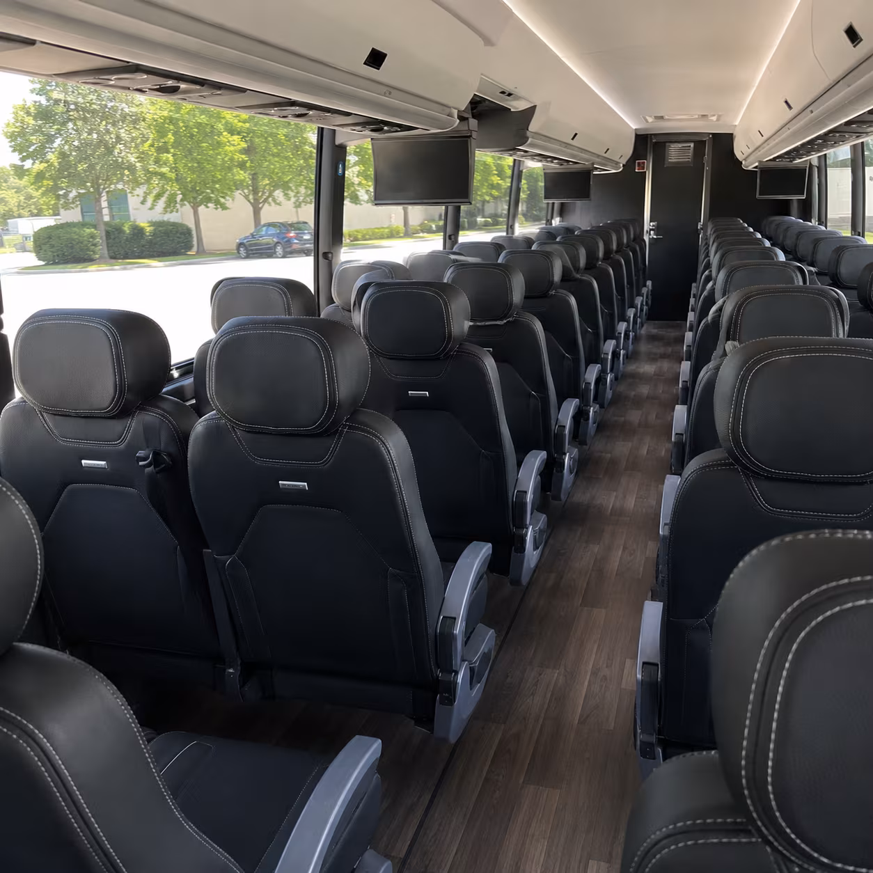 birmingham charter bus inside