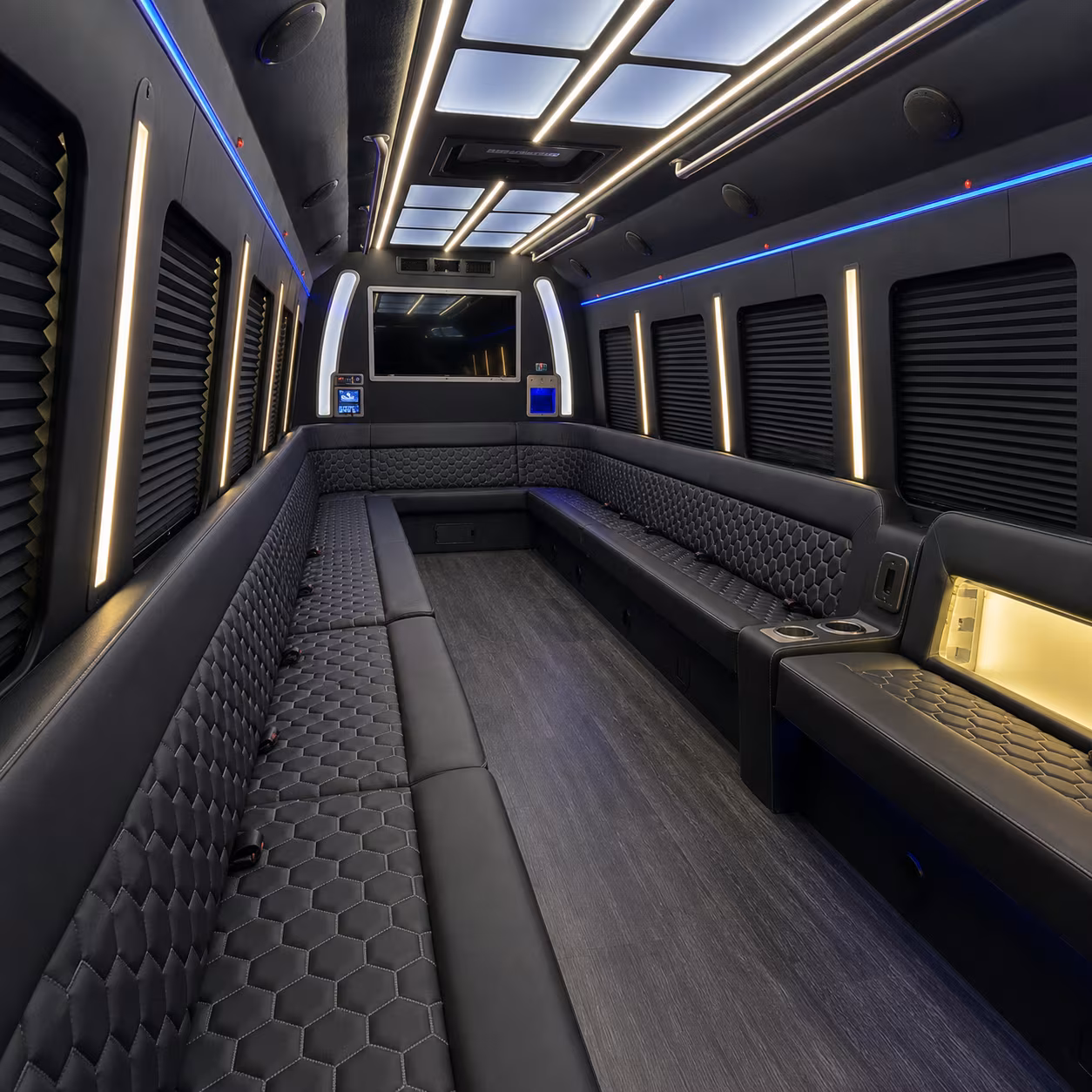 birmingham party bus interior